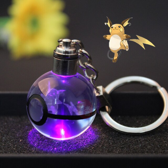 Anime LED Crystal Keychain